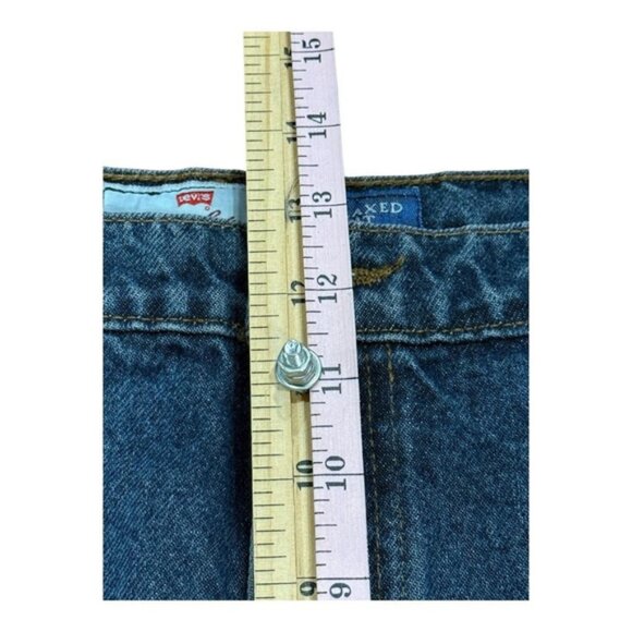 Levi Strauss Signature Jeans Mens 40x30 Blue 540 Relaxed Fit Straight Leg Denim - Picture 4 of 9